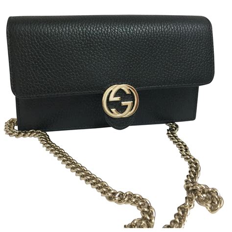 pochette gucci noir femme|gucci pochette vintage.